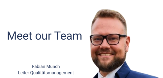 Fabian Münch, Leiter Qualitätsmanagement Aqua free