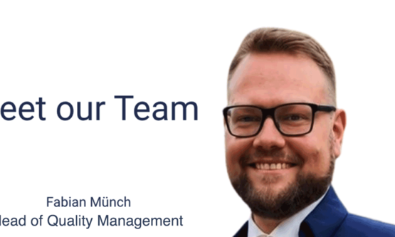 Fabian Münch, Head of Quality Management Aqua free