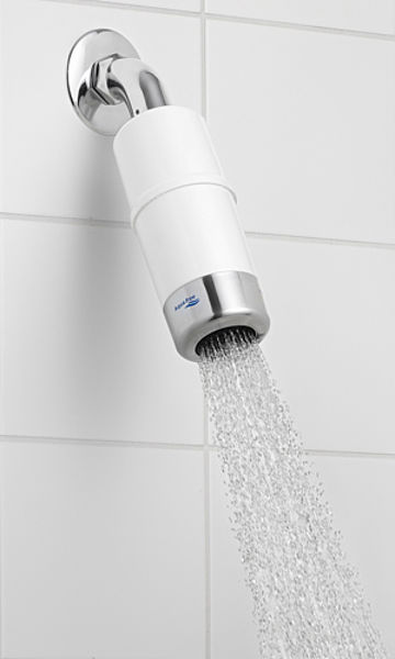 Utilisation du filtre de douche à fixation murale AS WALLSHOWER comp