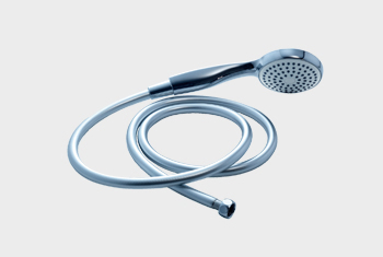 Product: chrome plated hand-held shower 